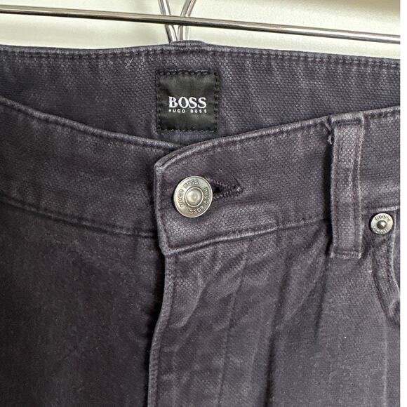BOSS Hugo Boss Men's Navy/Black Stretch Jeans, 33/32, GUC - Picture 7 of 9